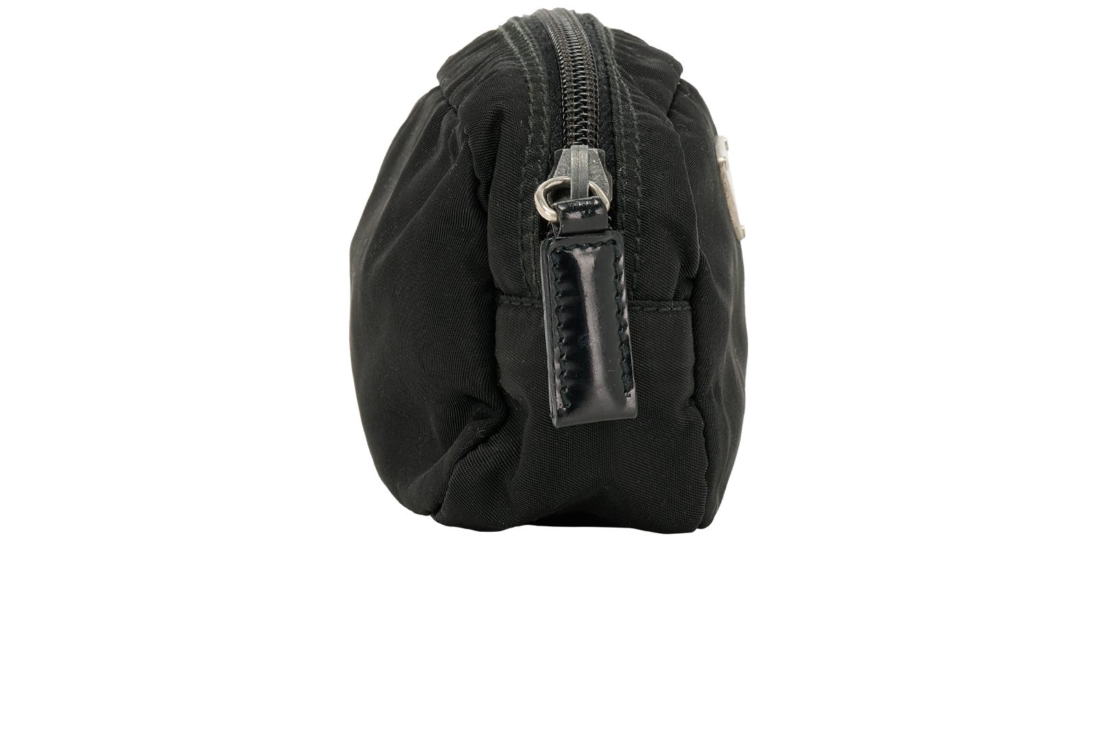 Prada Mini Pouch, &pound;210, Accessories, Black, Nylon, Side view